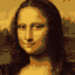 Pixel Art - Mona Lisa